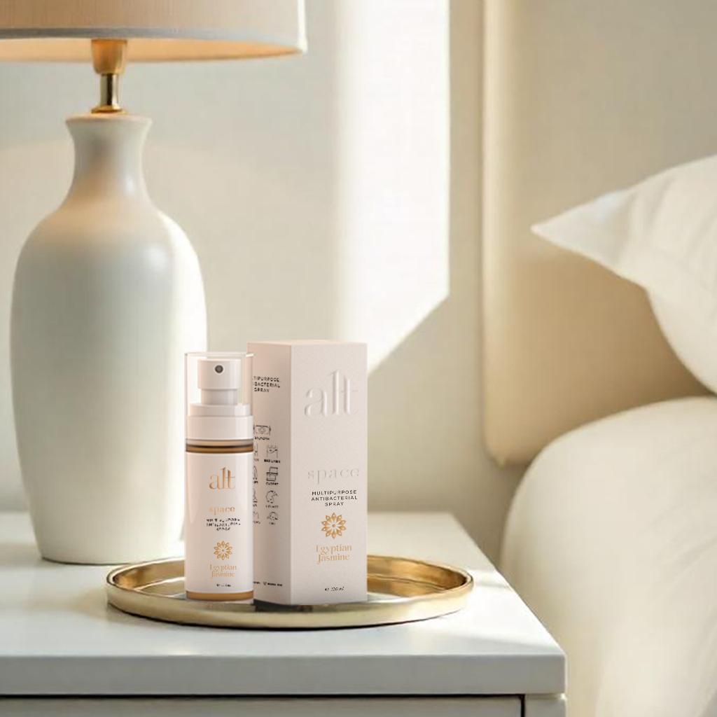 ALT Perfumery | Linen Spray Space by Alt Jasmine – Semprotan Wewangian Premium untuk Kain & Sprei | Scented Linen & Room Mist