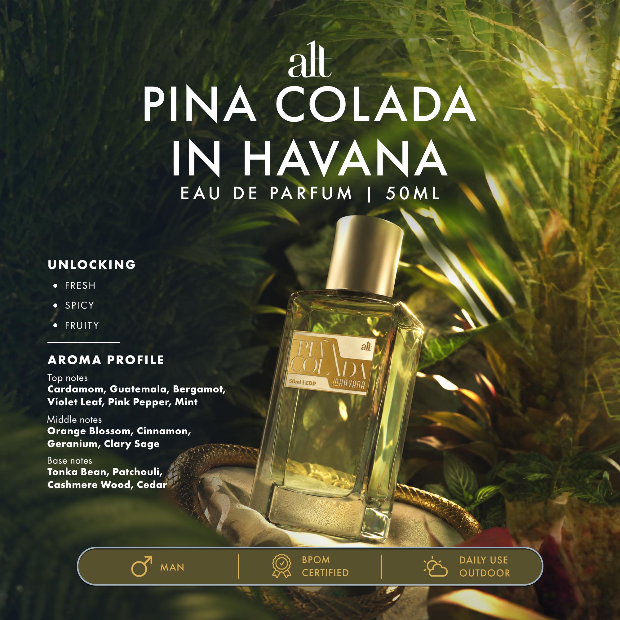 ALT Perfumery - Pina Colada in Havana EDP 50ml | Fresh Spicy Fruity Perfume