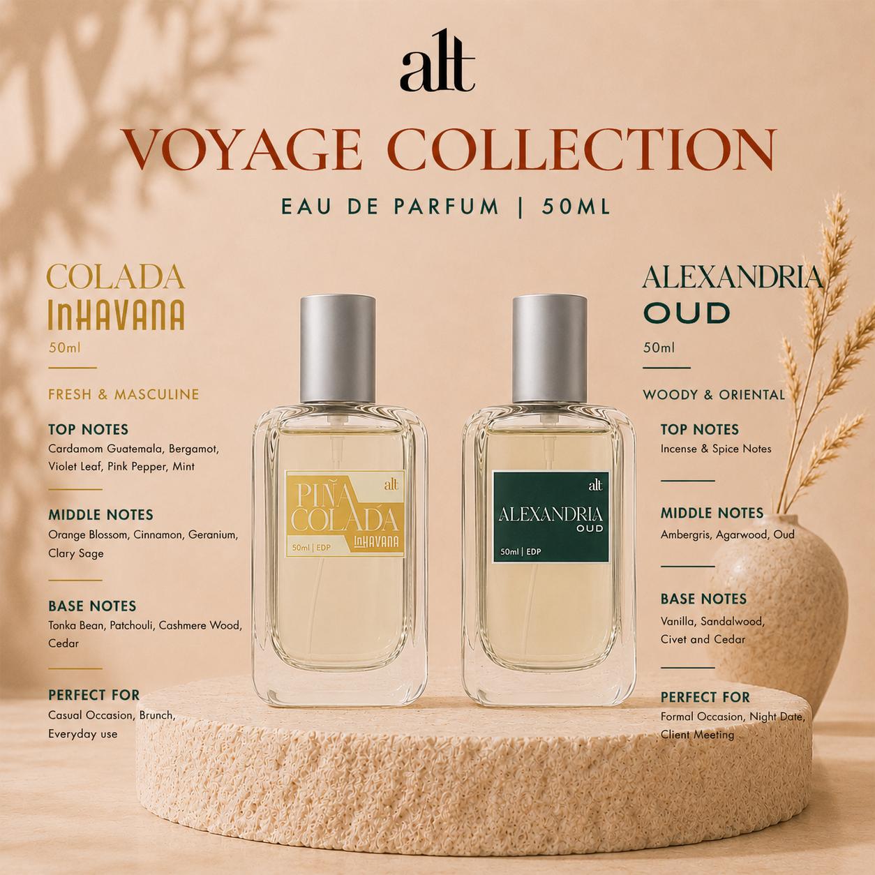ALT Perfumery - Voyage Collection | Alexandria 50ml Pina Colada 50ml